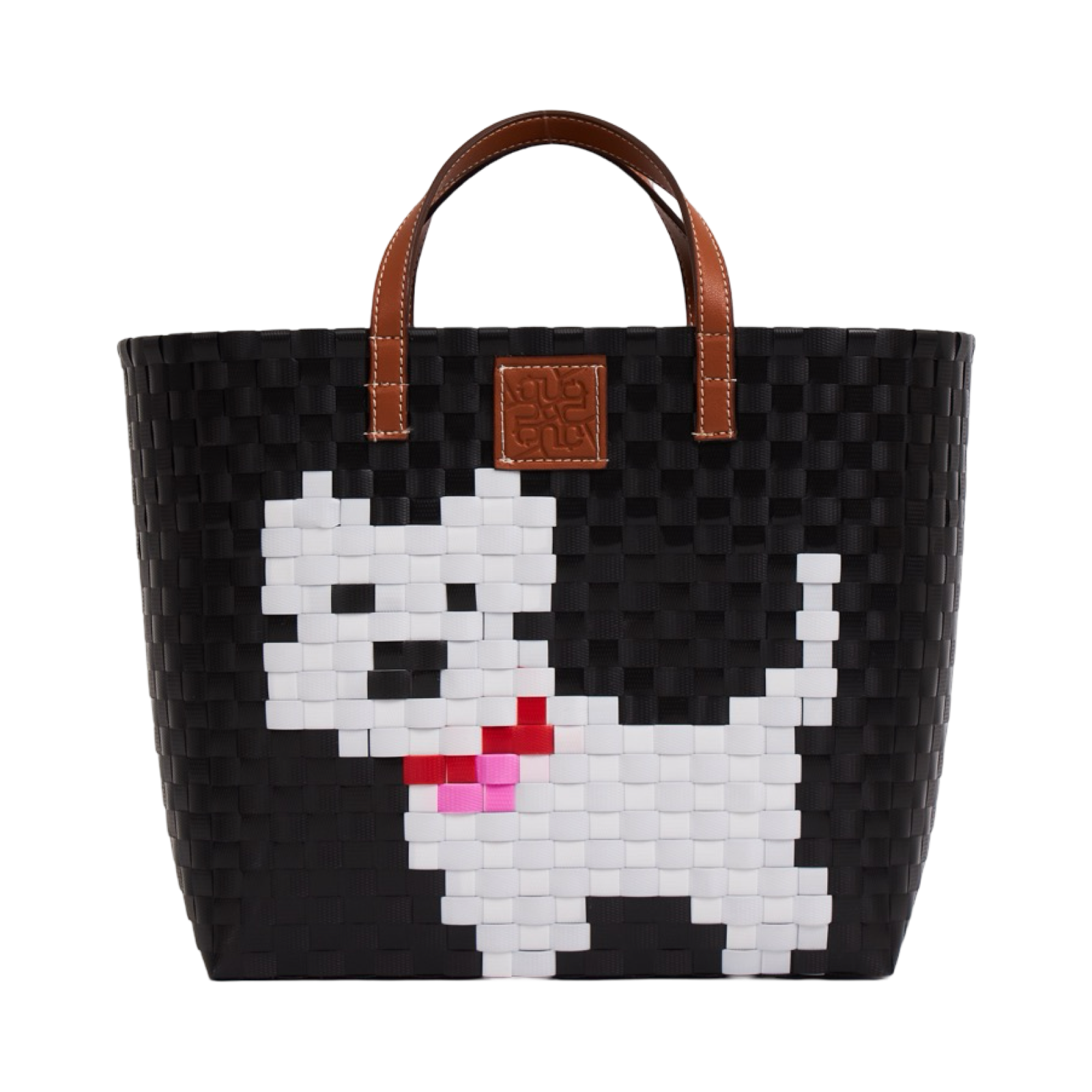 Animal Basket Bag Otoro L - Black