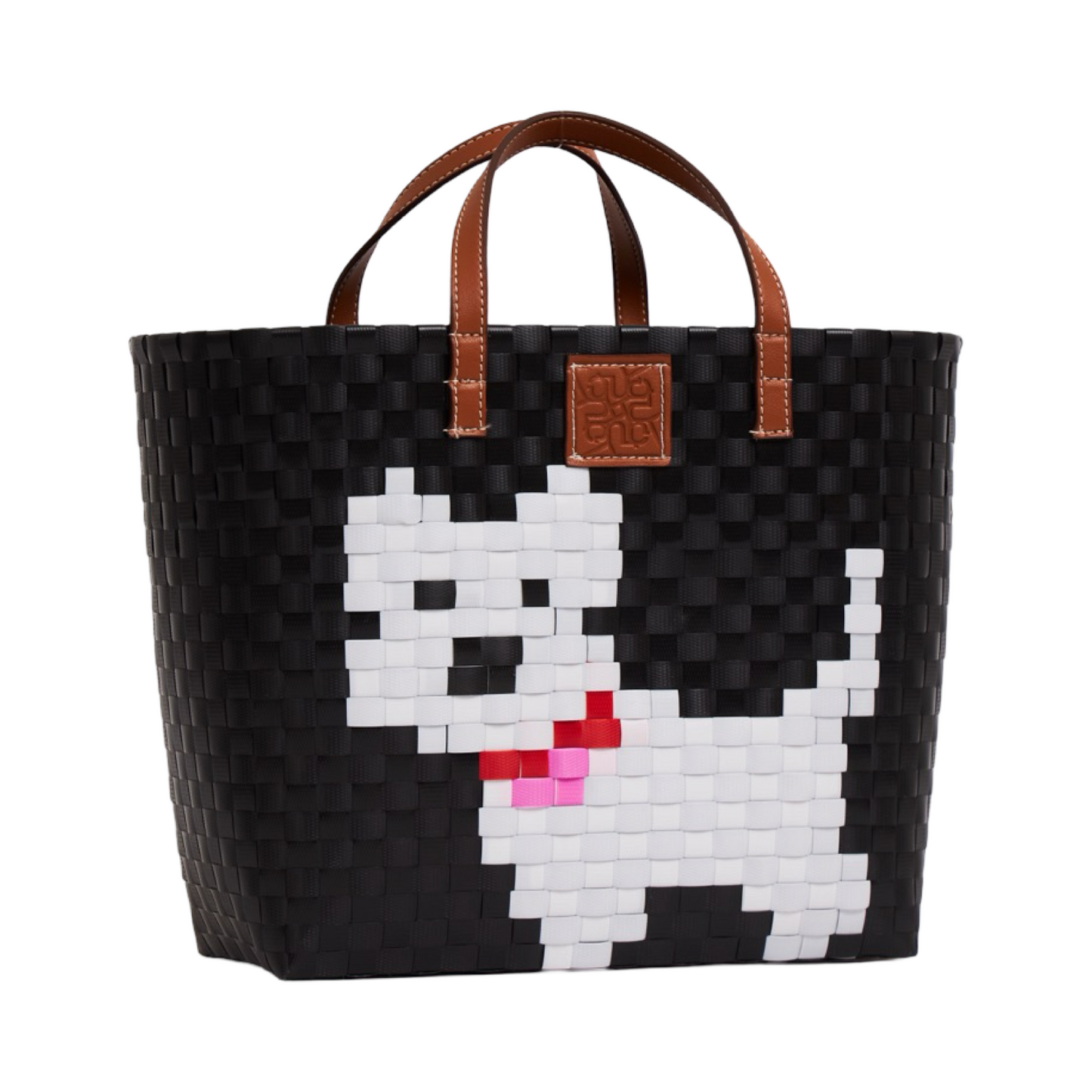 Animal Basket Bag Otoro L - Black