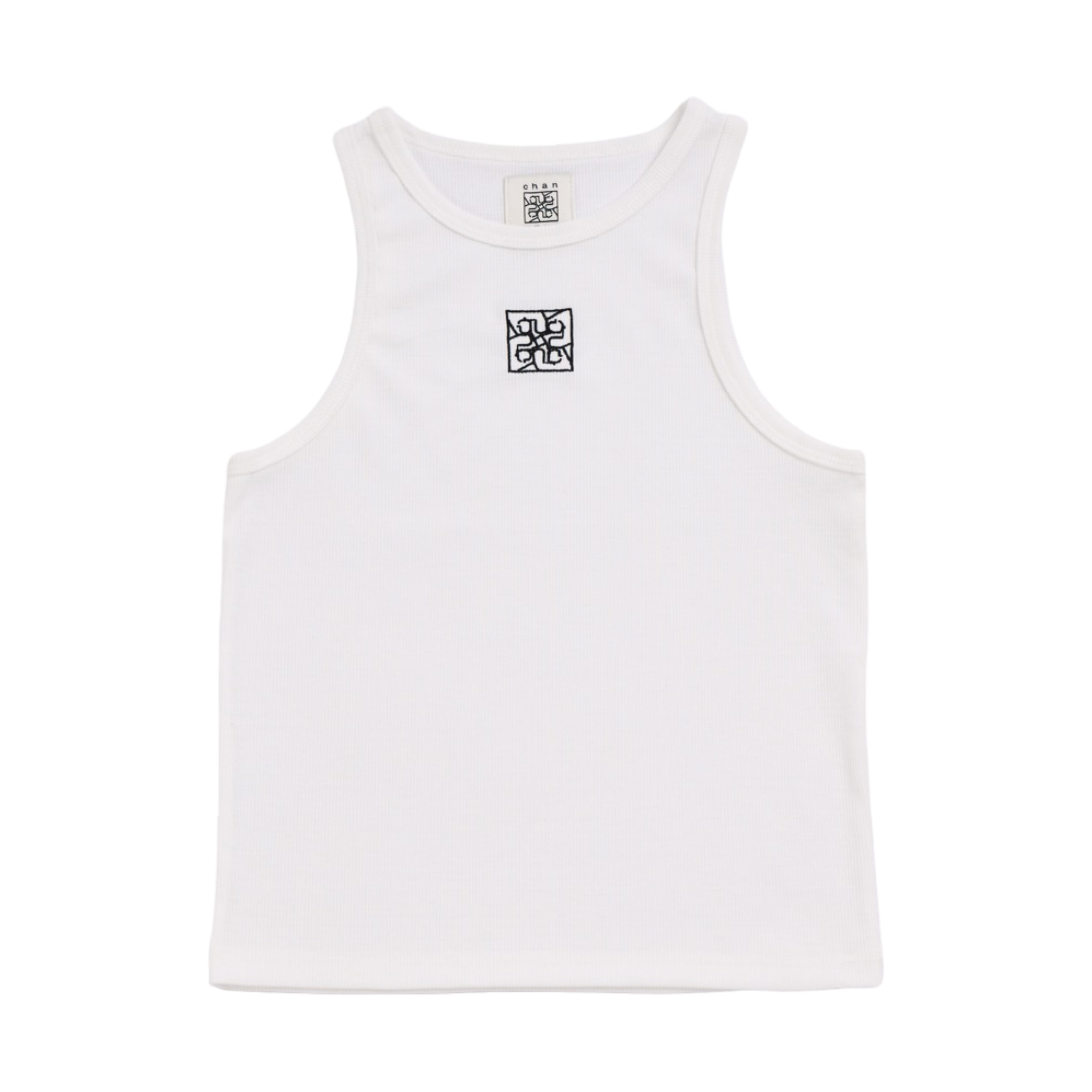 Ribbed Tank Top – White