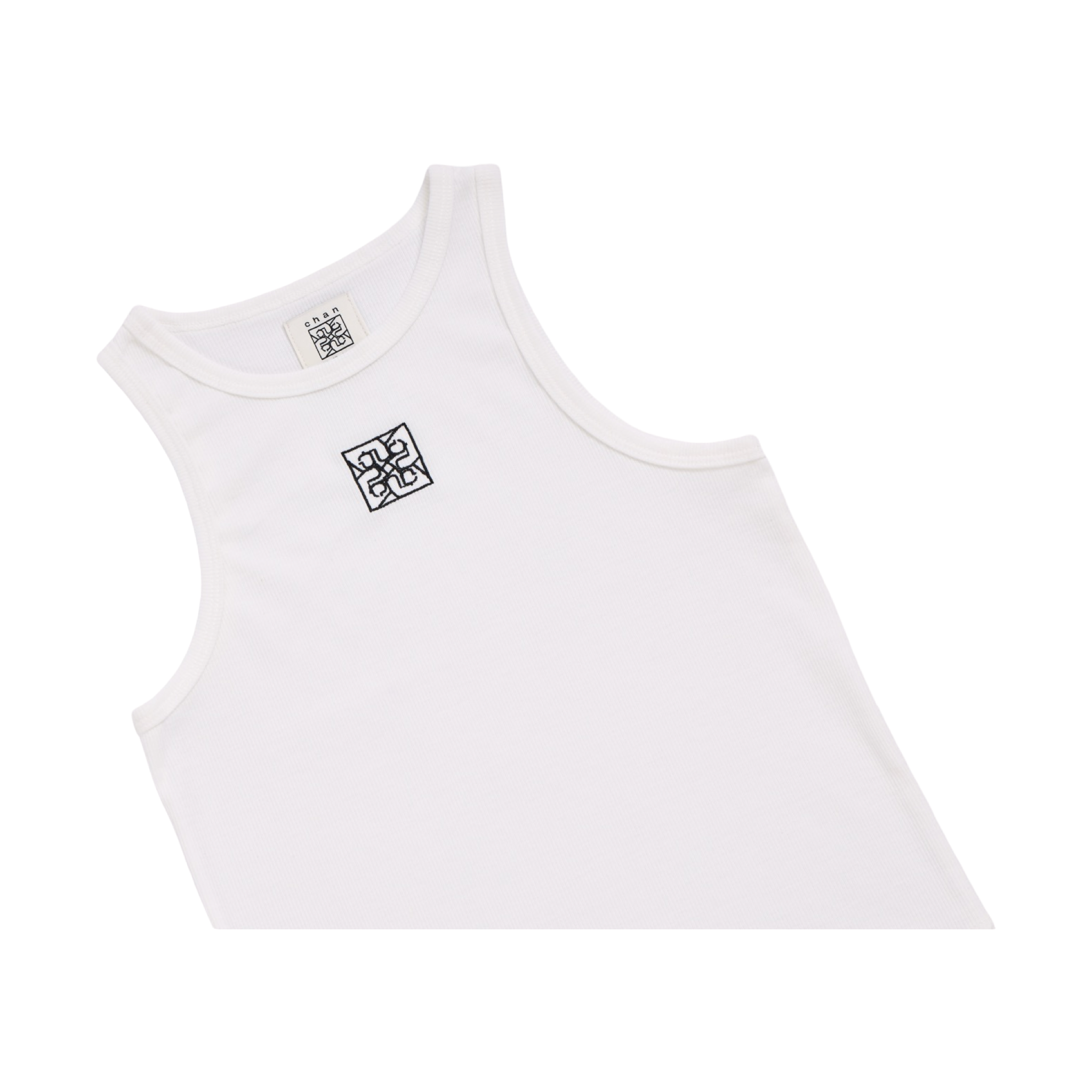 Ribbed Tank Top – White