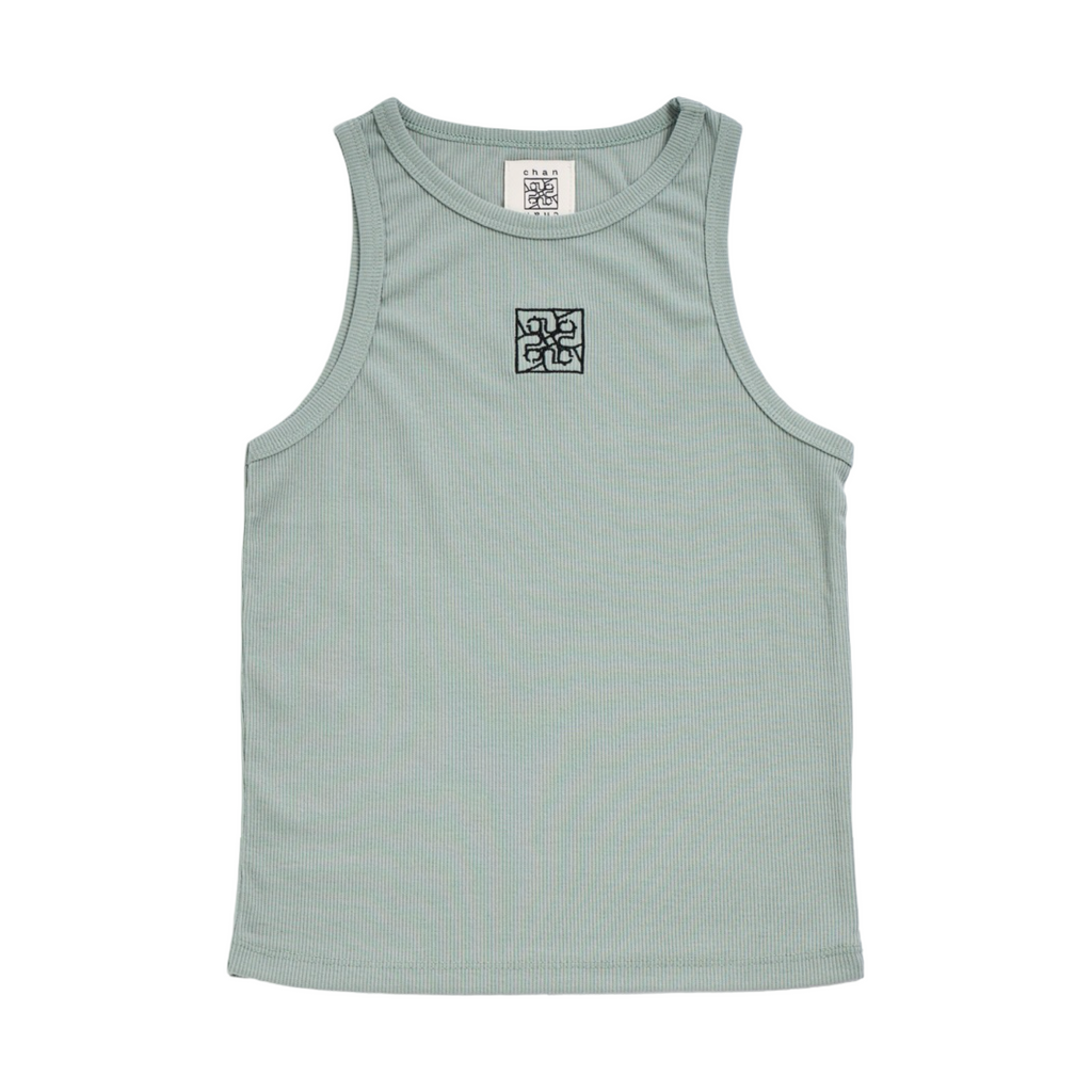 Ribbed Tank Top – Jade Green