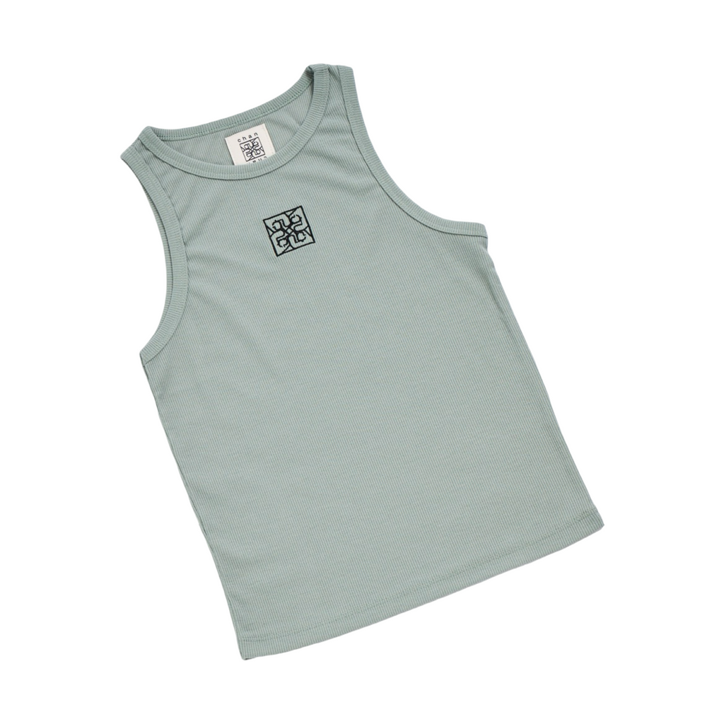 Ribbed Tank Top – Jade Green
