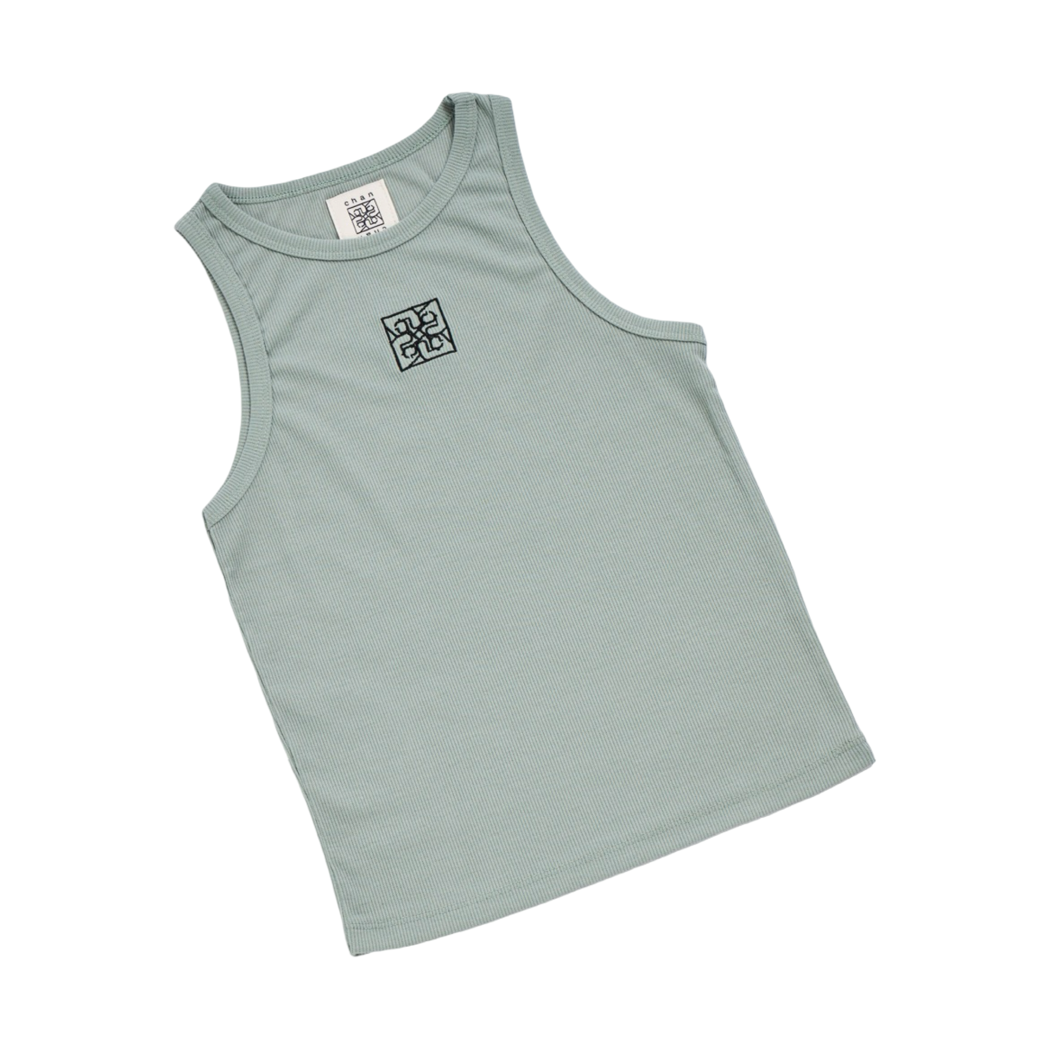 Ribbed Tank Top – Jade Green