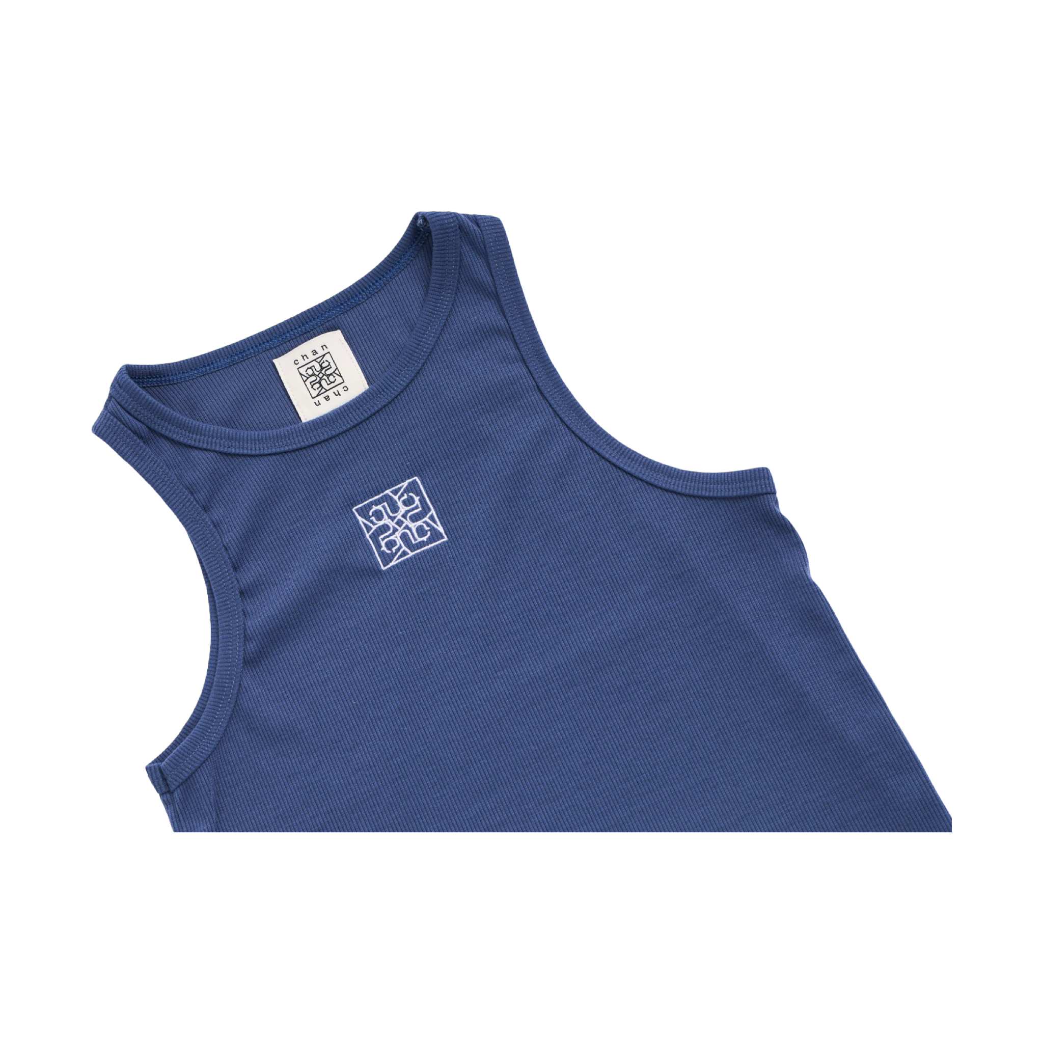 Ribbed Tank Top – Navy