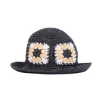 Everyday Earth – Floral Bucket Hat – All Black