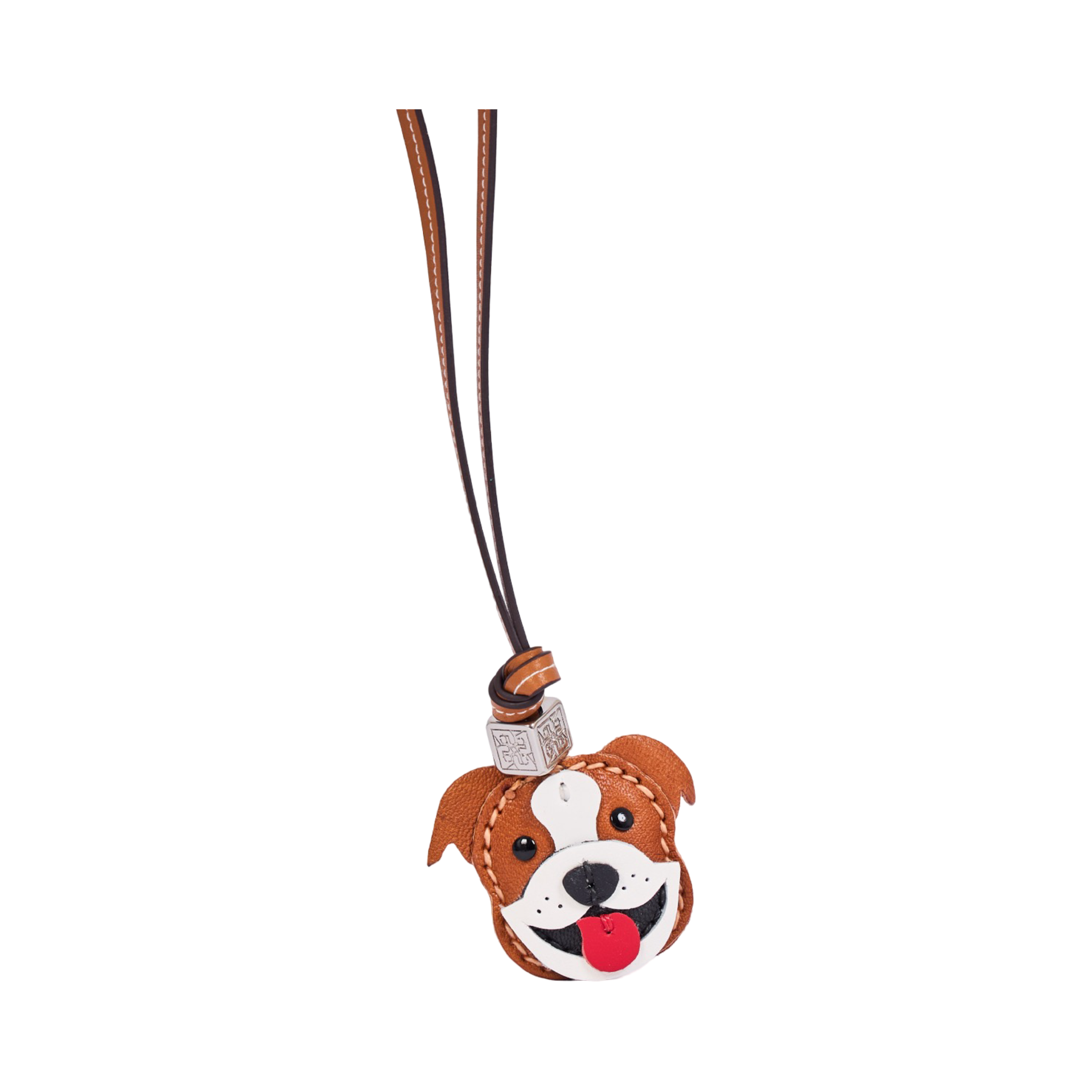 Animal Face Bag Charms Silver - Jack Russell