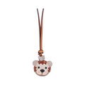 Animal Face Bag Charms Silver - Tiger