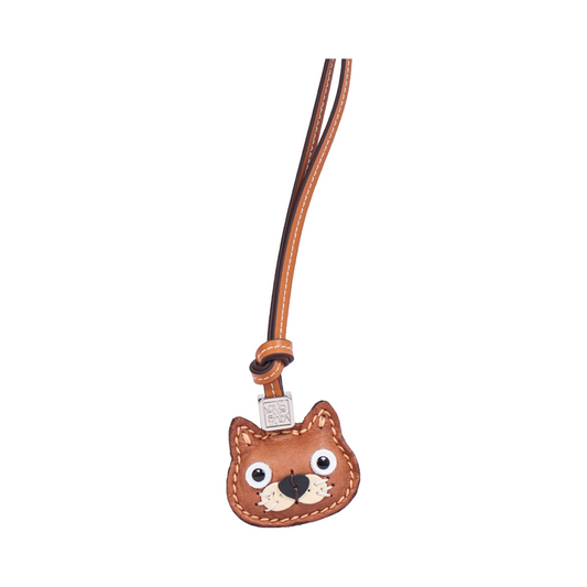 Animal Face Bag Charms Silver - Havana Cat