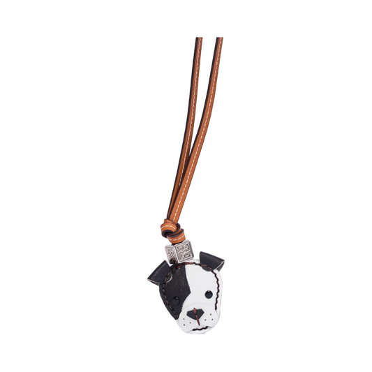 Animal Face Bag Charms Silver - Puppy