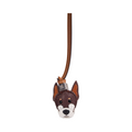 Animal Face Bag Charms Silver - Dog
