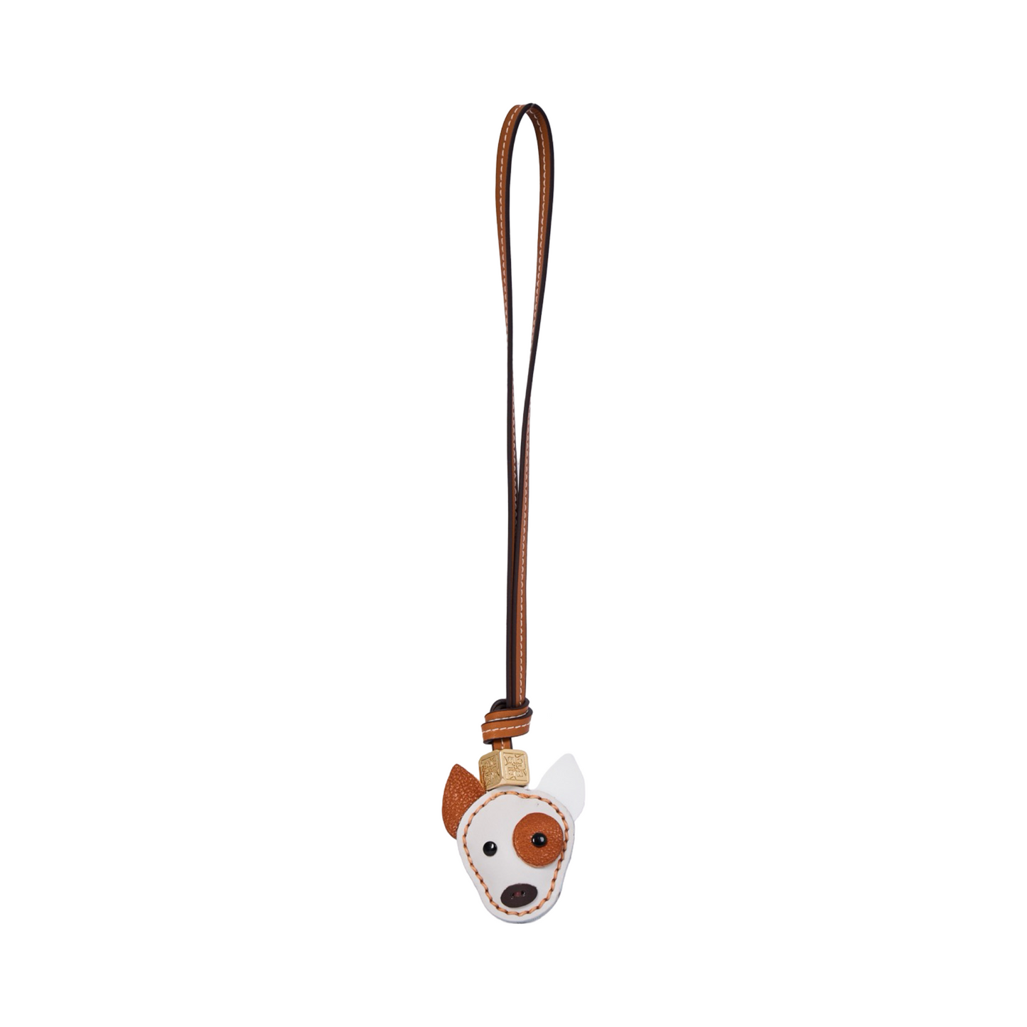 Animal Face Bag Charms Gold - Bull Terrier