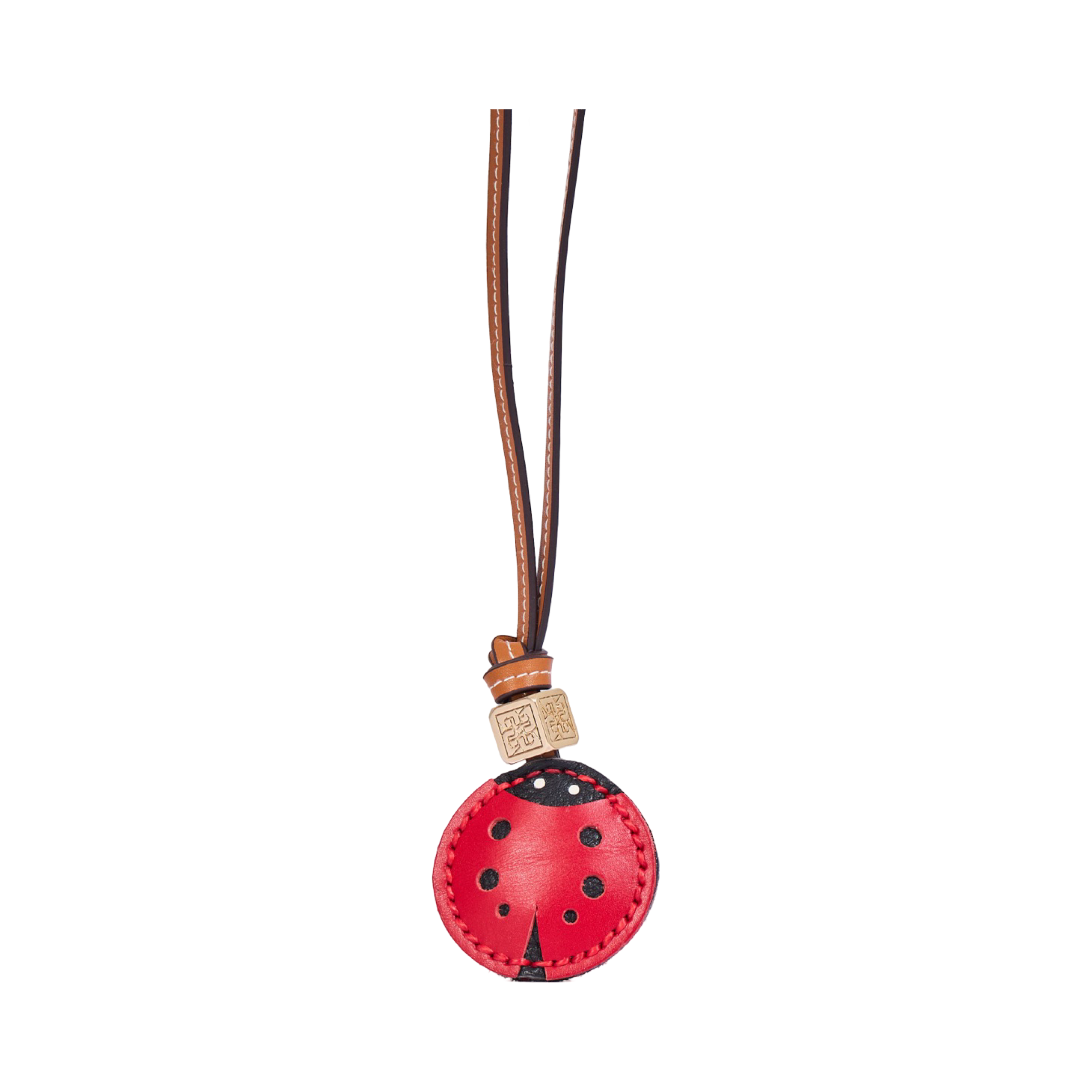 Animal Face Bag Charms Gold - Ladybug