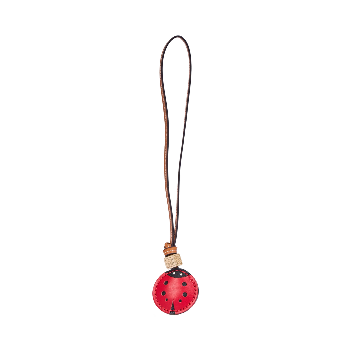 Animal Face Bag Charms Gold - Ladybug
