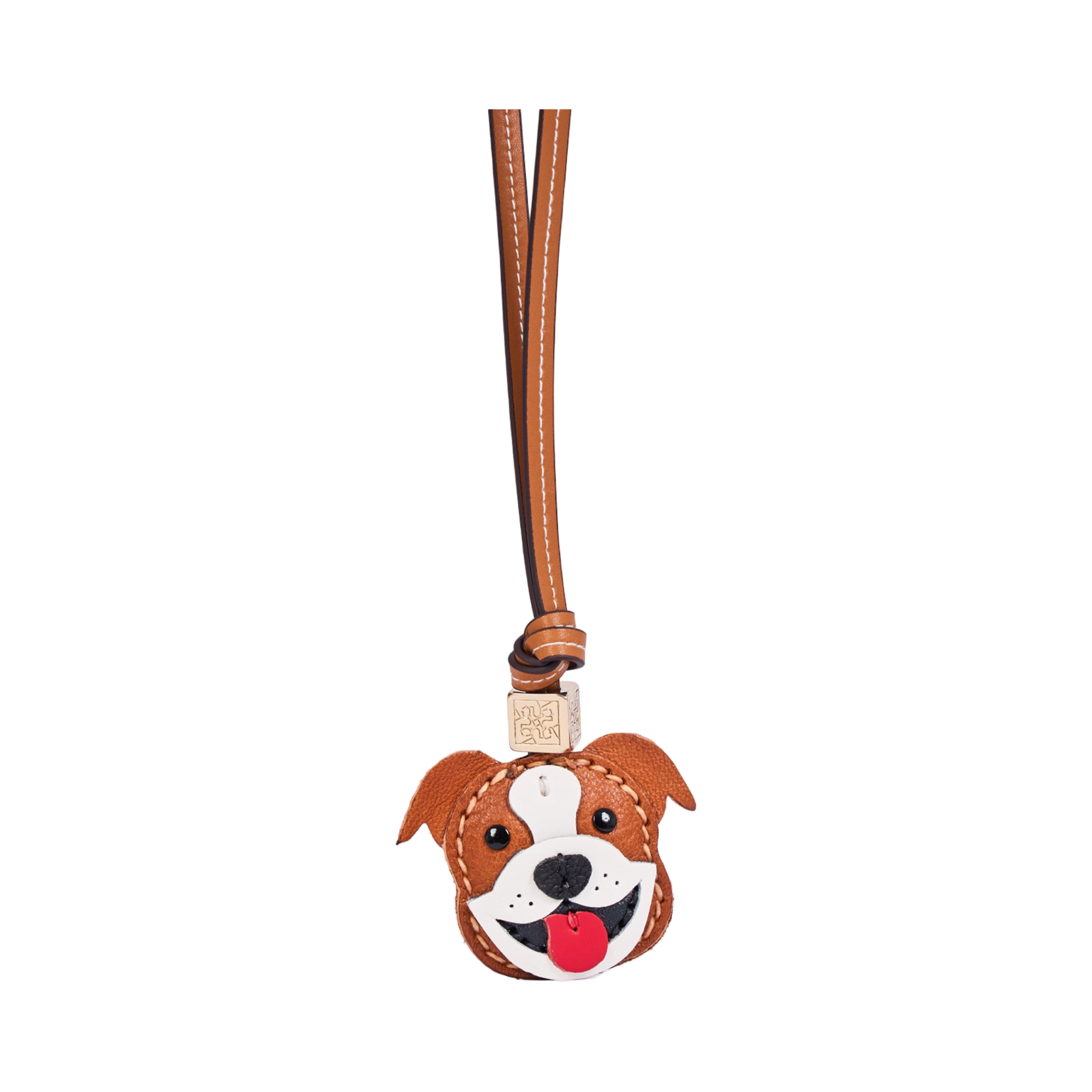 Animal Face Bag Charms Gold - Jack Russell