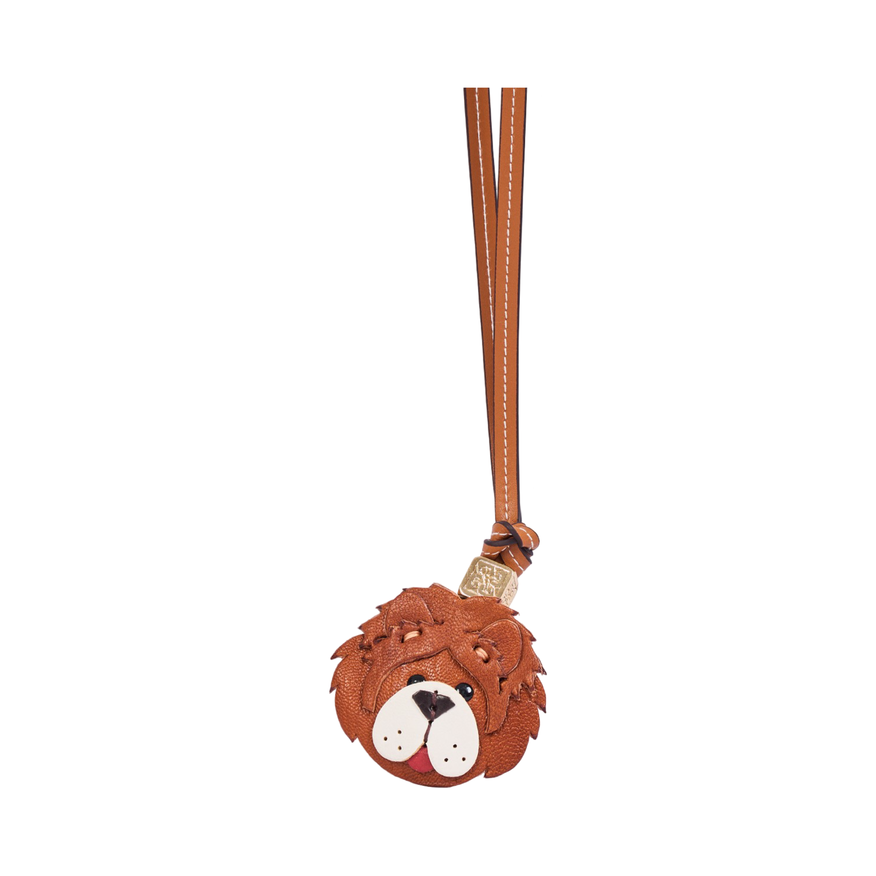 Animal Face Bag Charms Gold - Chow Chow