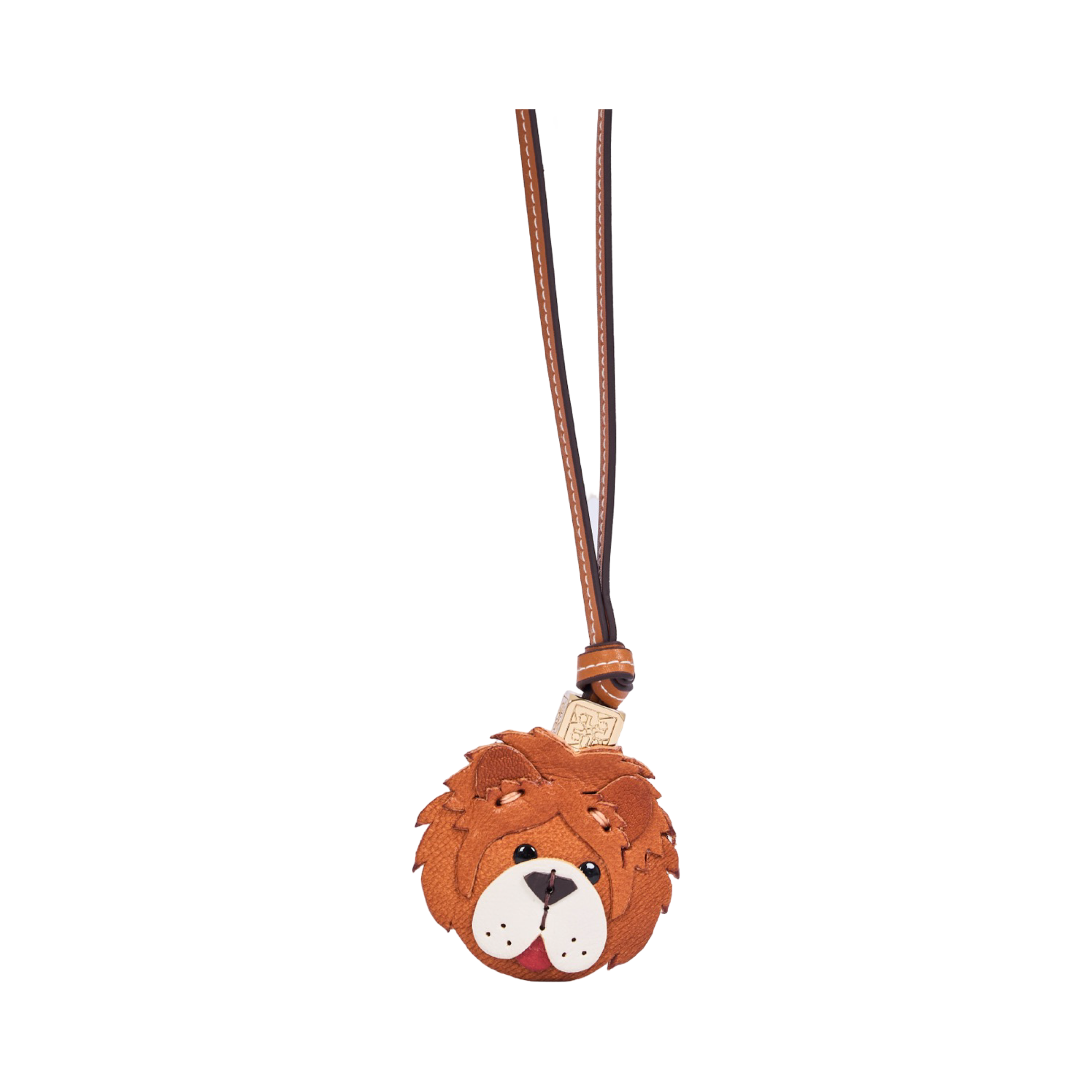 Animal Face Bag Charms Gold - Chow Chow