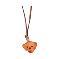 Animal Face Bag Charms Gold - Golden Puppy
