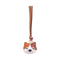 Animal Face Bag Charms Gold - Ginger Cat