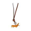 Animal Bag Charm Silver -Puppy