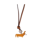 Animal Bag Charm Silver -Puppy