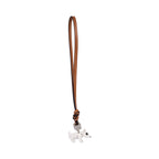 Animal Bag Charm Silver- Bull Terrier