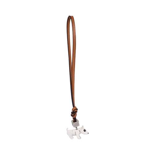 Animal Bag Charm Silver- Bull Terrier