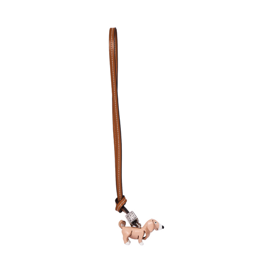 Animal Bag Charm Silver - Beagle