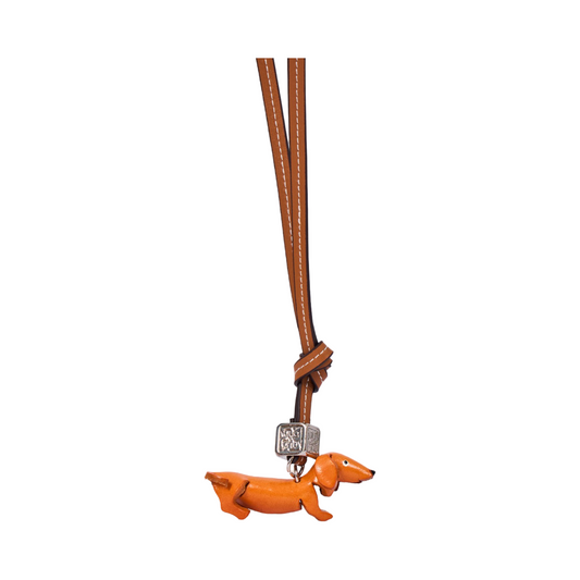 Animal Bag Charm Silver - Dachshund
