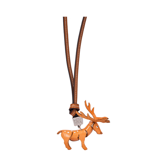 Animal Bag Charm Silver - Raindeer