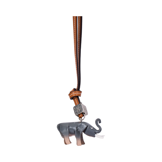 Animal Bag Charm Silver - Elephant