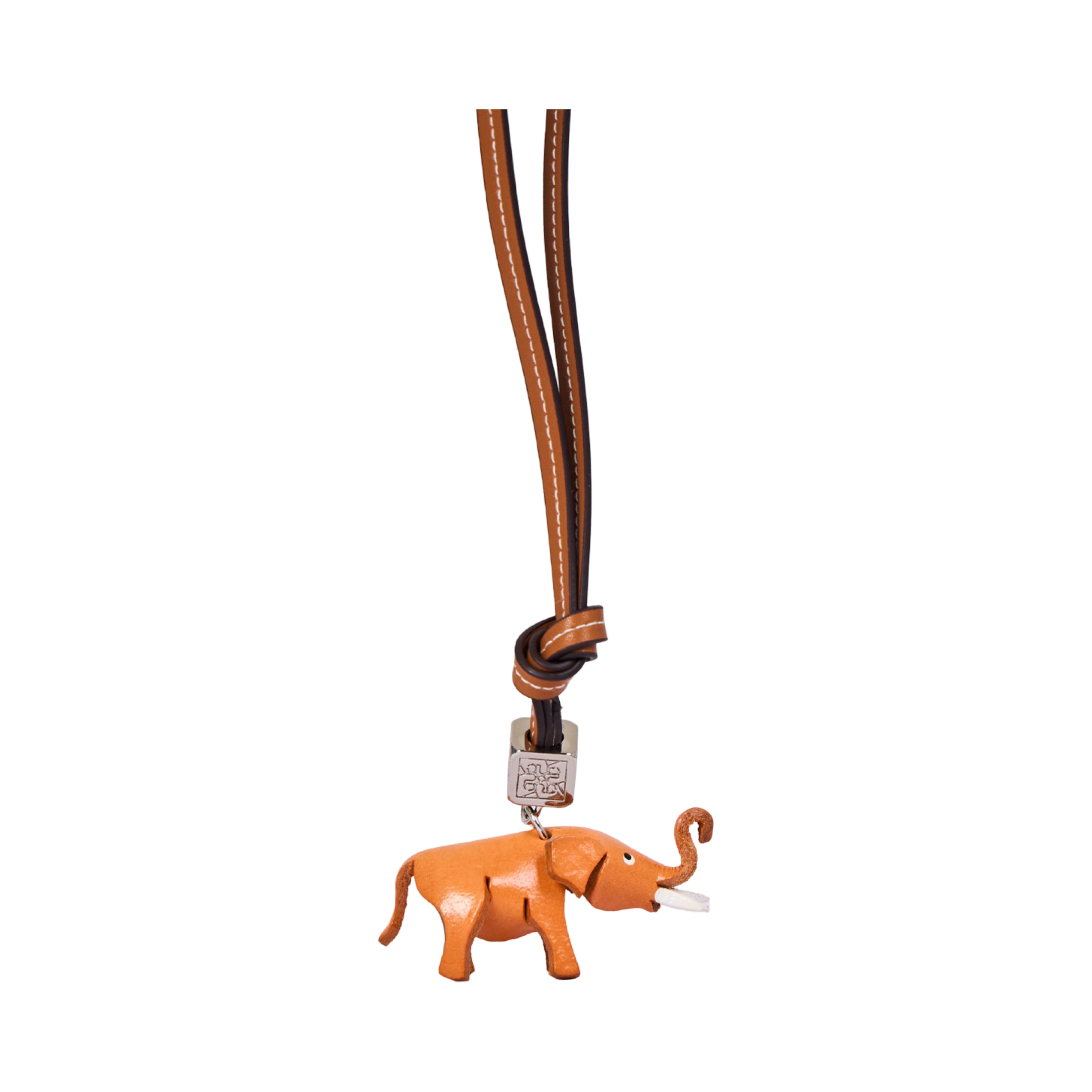 Animal Bag Charm Silver - Elephant