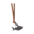 Animal Bag Charms Silver - Pink Flamingo