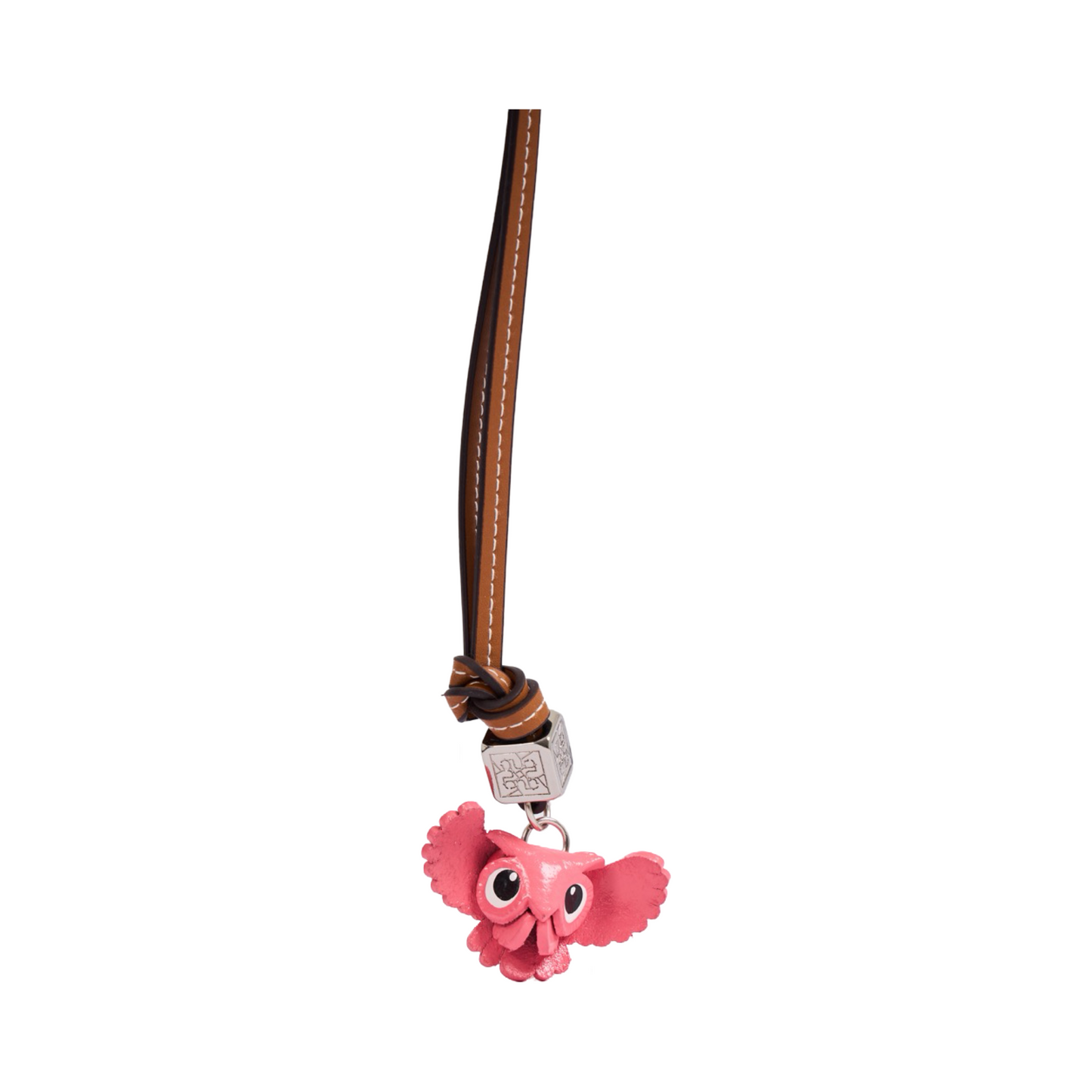 Animal Bag Charms Silver - Pink Owl
