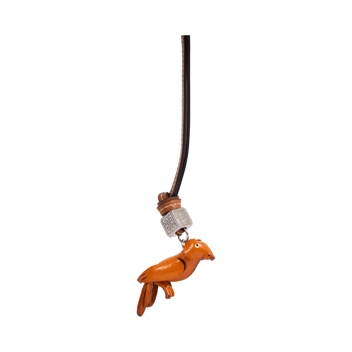 Animal Bag Charms Silver - Wood Parrot