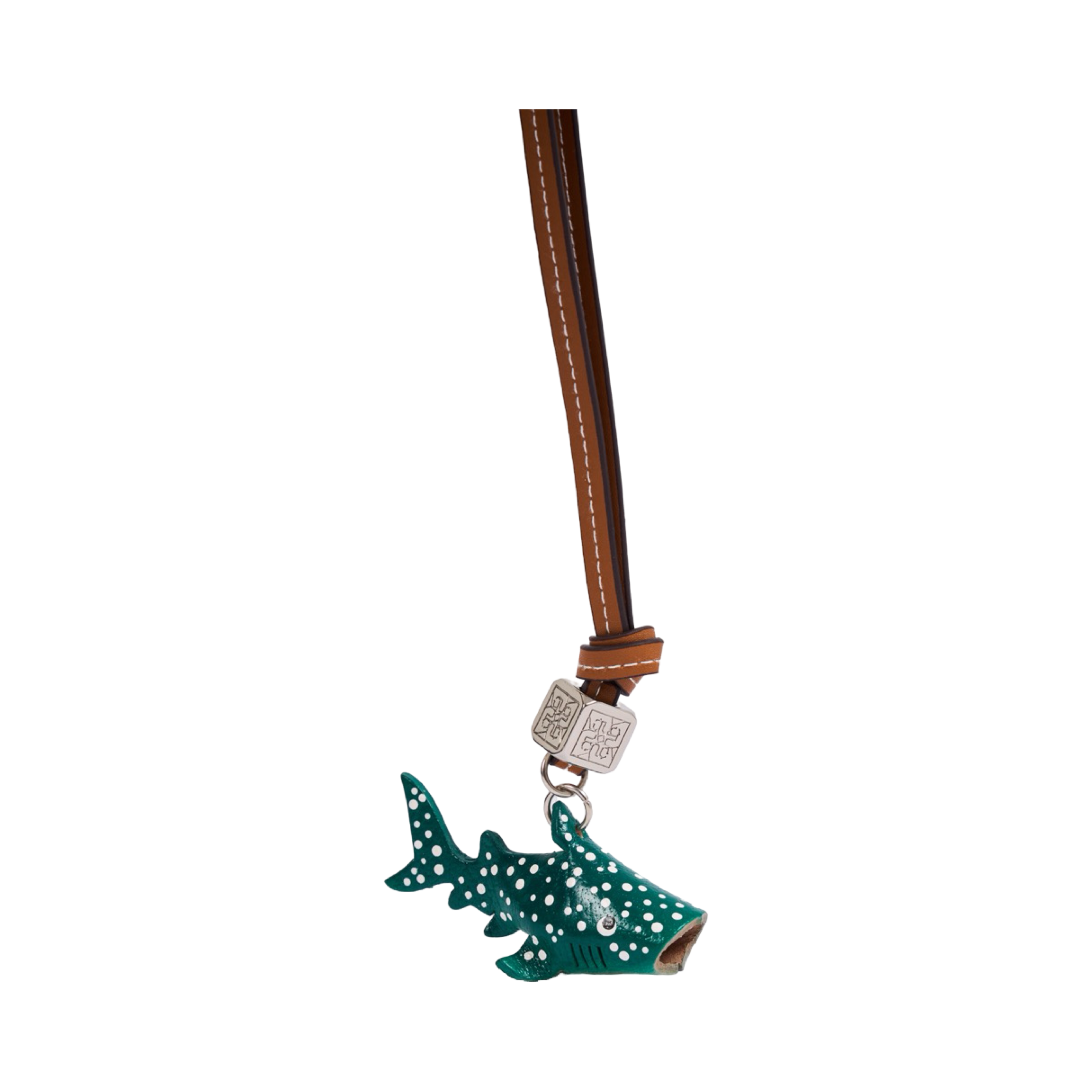 Animal Bag Charms Silver - Blue Shark