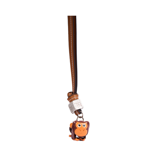 Animal Bag Charms Silver - Monkey
