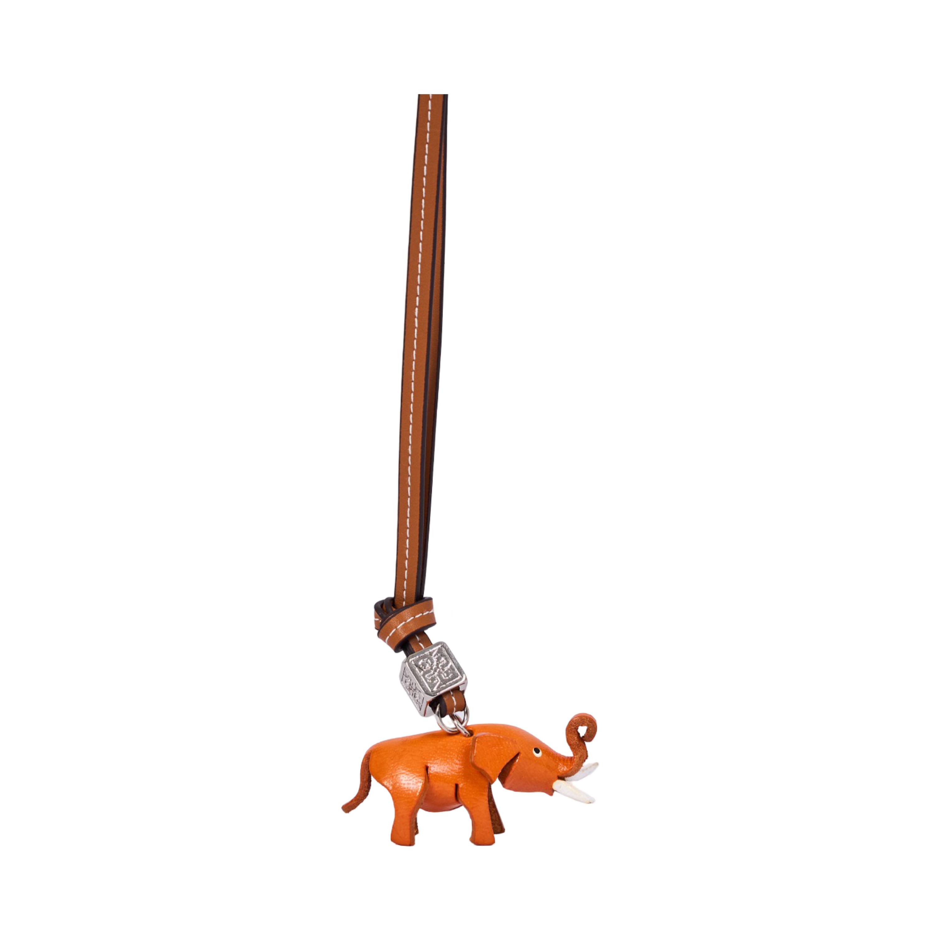 Animal Bag Charm Silver - Elephant