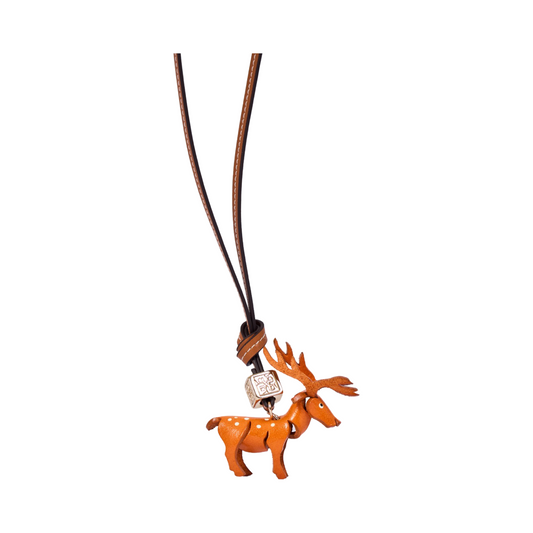 Animal Bag Charm Silver - Raindeer