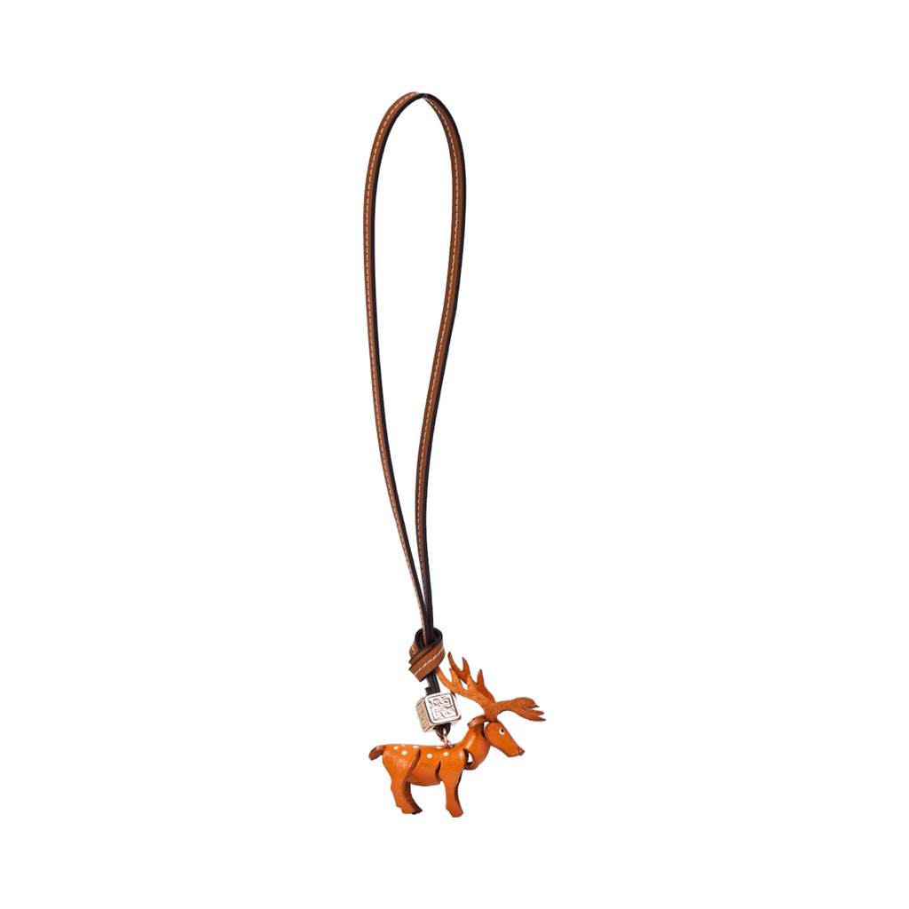 Animal Bag Charm Silver - Raindeer