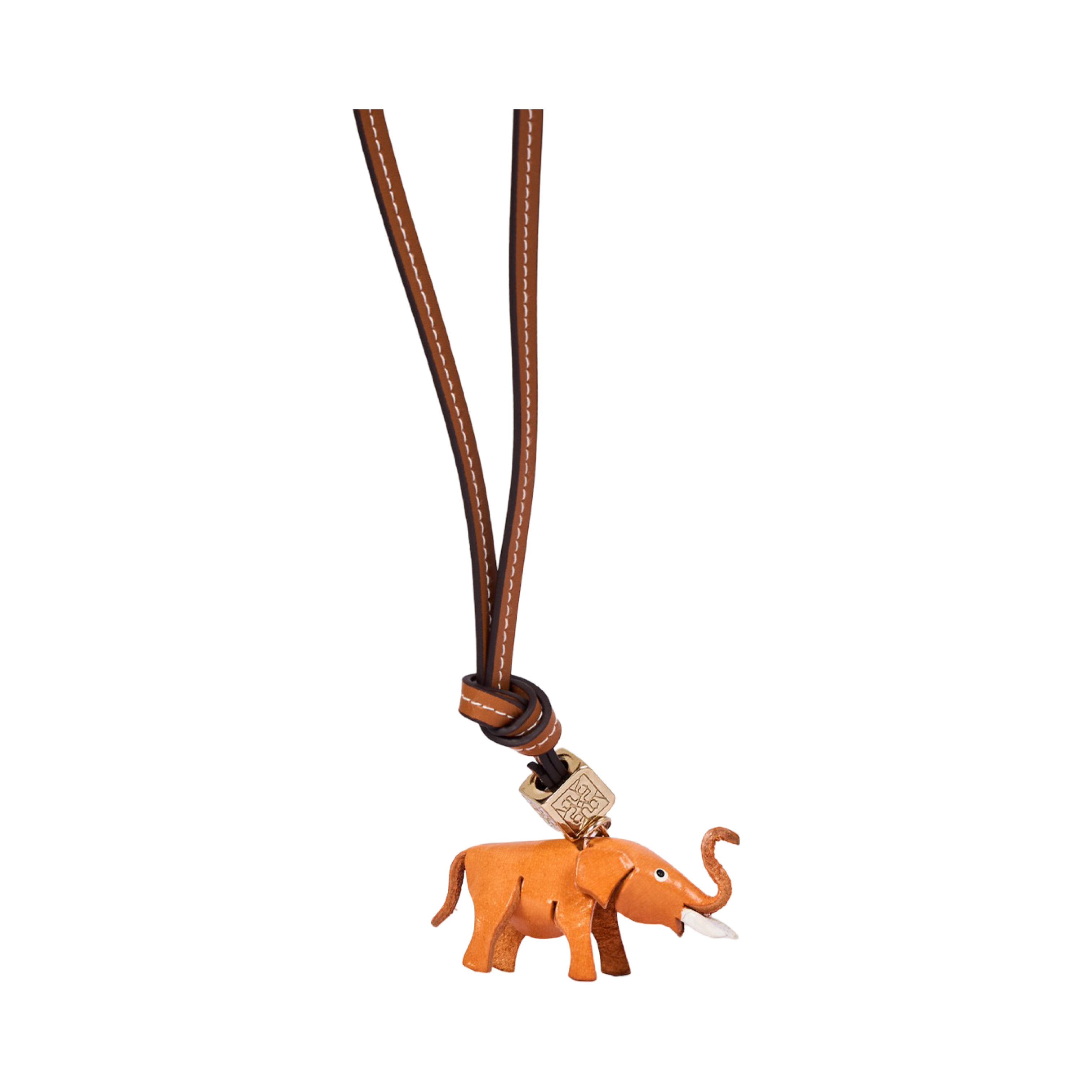 Animal Bag Charm Gold - Elephant