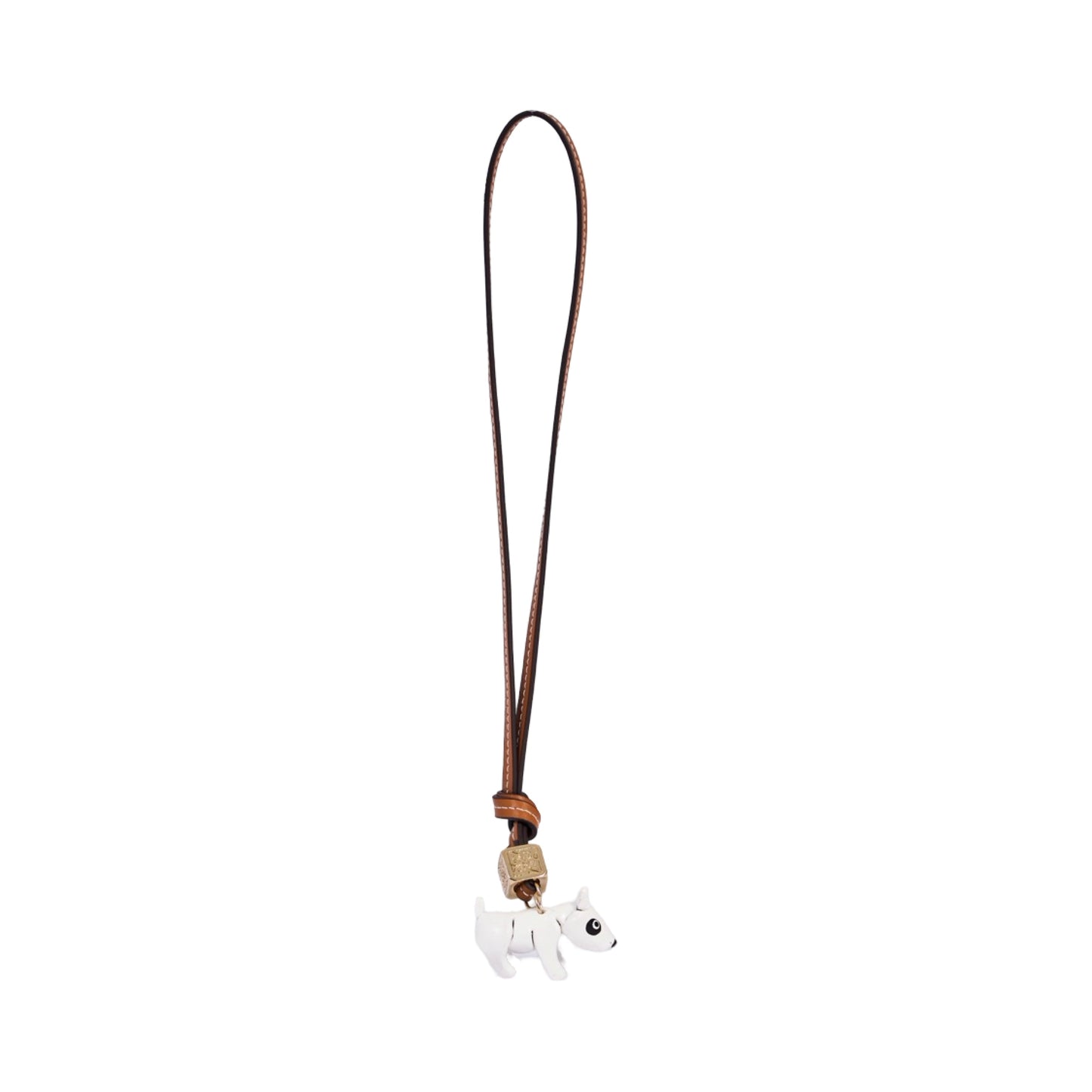 Animal Bag Charm Gold - Bull Terrier