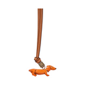 Animal Bag Charm Gold - Dachshund