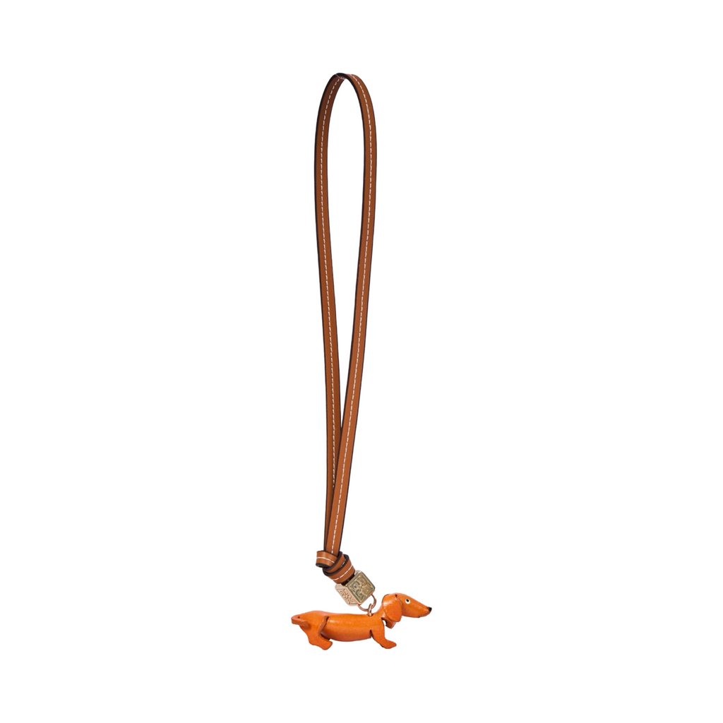Animal Bag Charm Gold - Dachshund