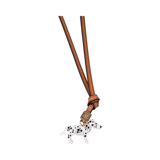 Animal Bag Charm Gold - Dalmatian