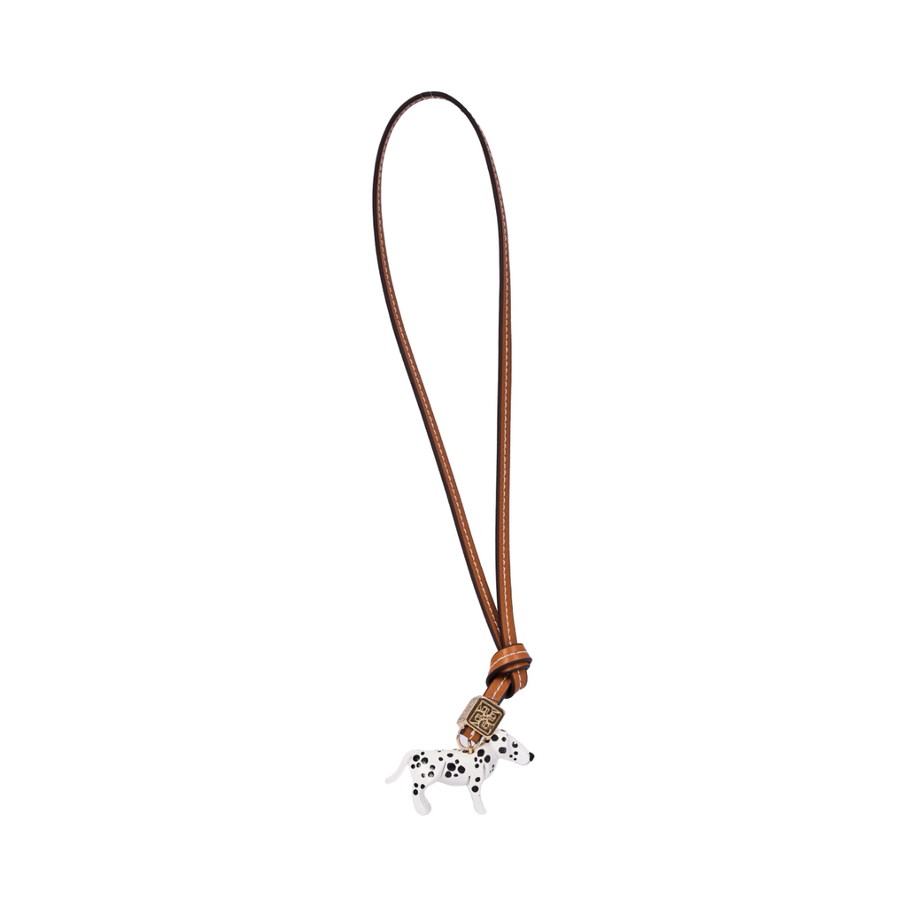 Animal Bag Charm Gold - Dalmatian