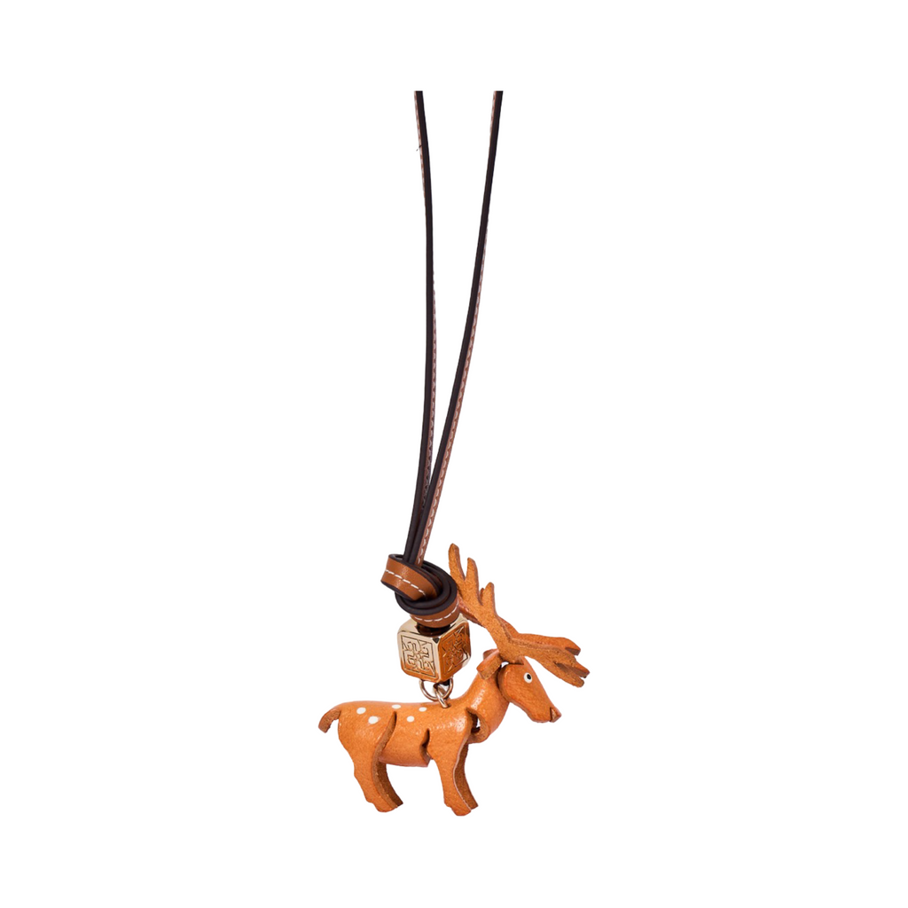 Animal Bag Charm Gold - Raindeer