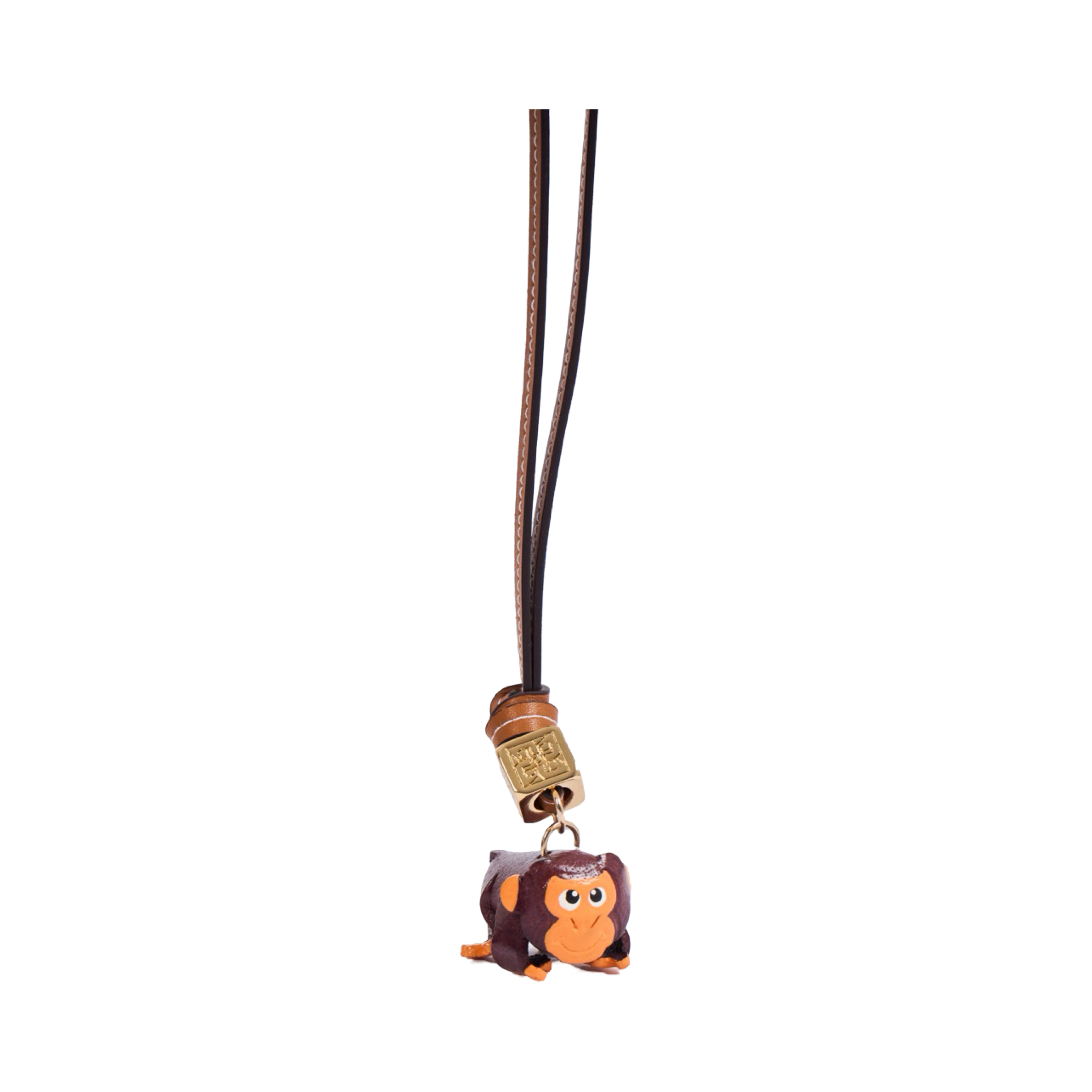 Animal Bag Charms Gold - Monkey