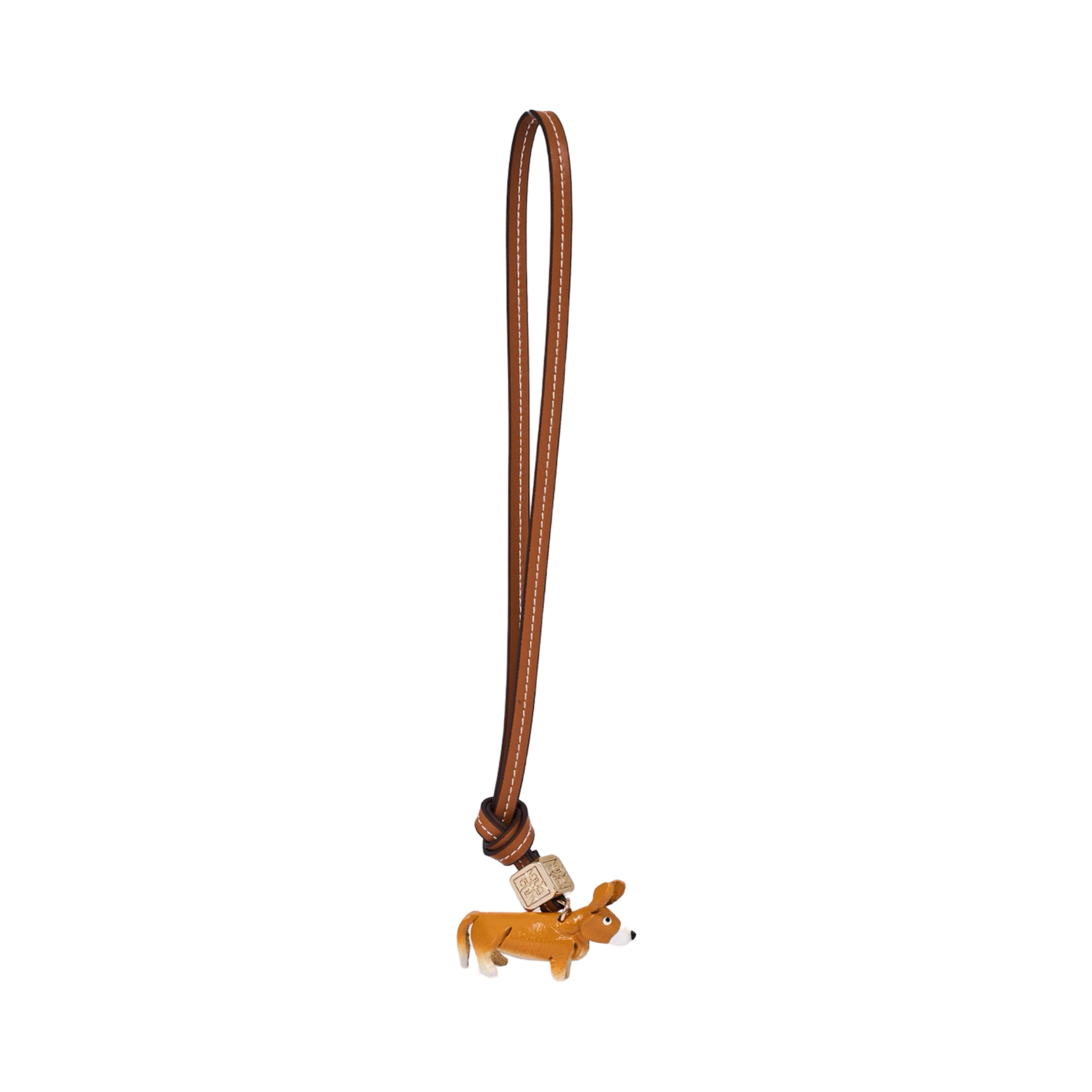 Animal Bag Charm Gold - Puppy