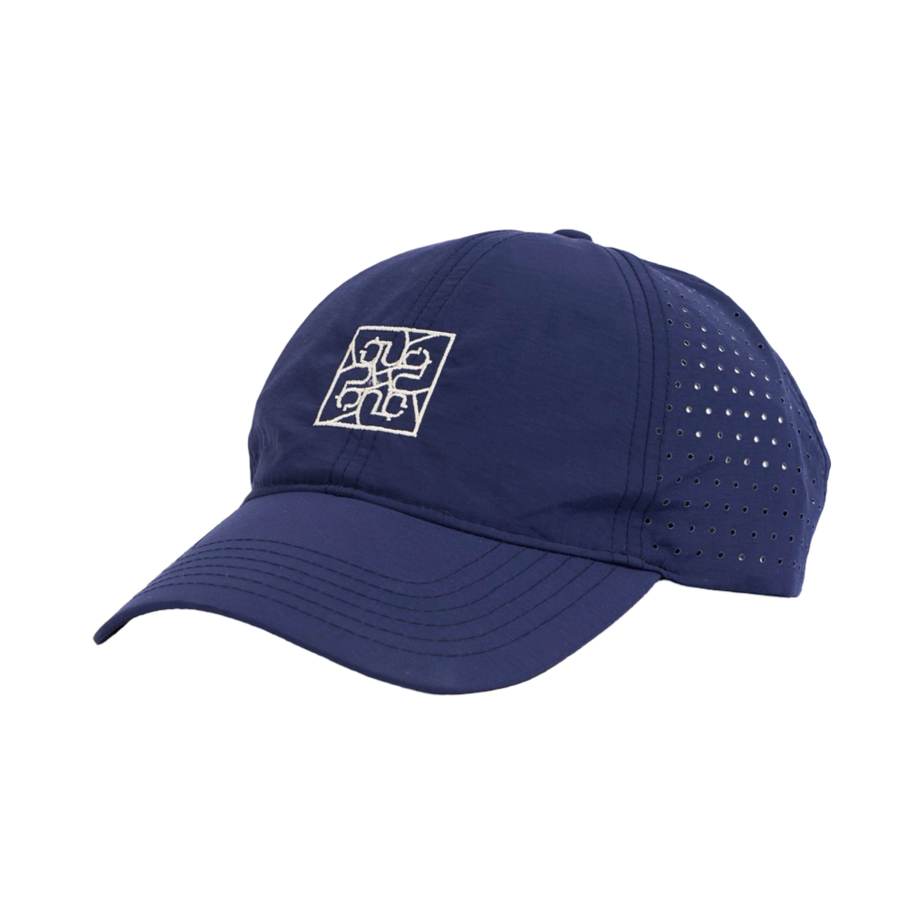 Embroidered Logo Cap - Navy