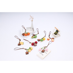 Fruity Crochet Bag Charm – Strawberry